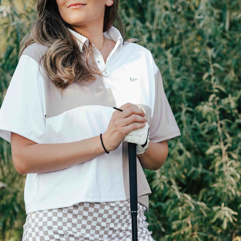 EG color block polo