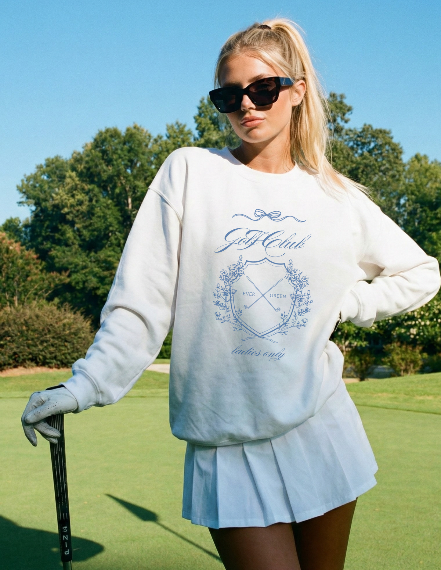 Ladies Only Golf Club crewneck