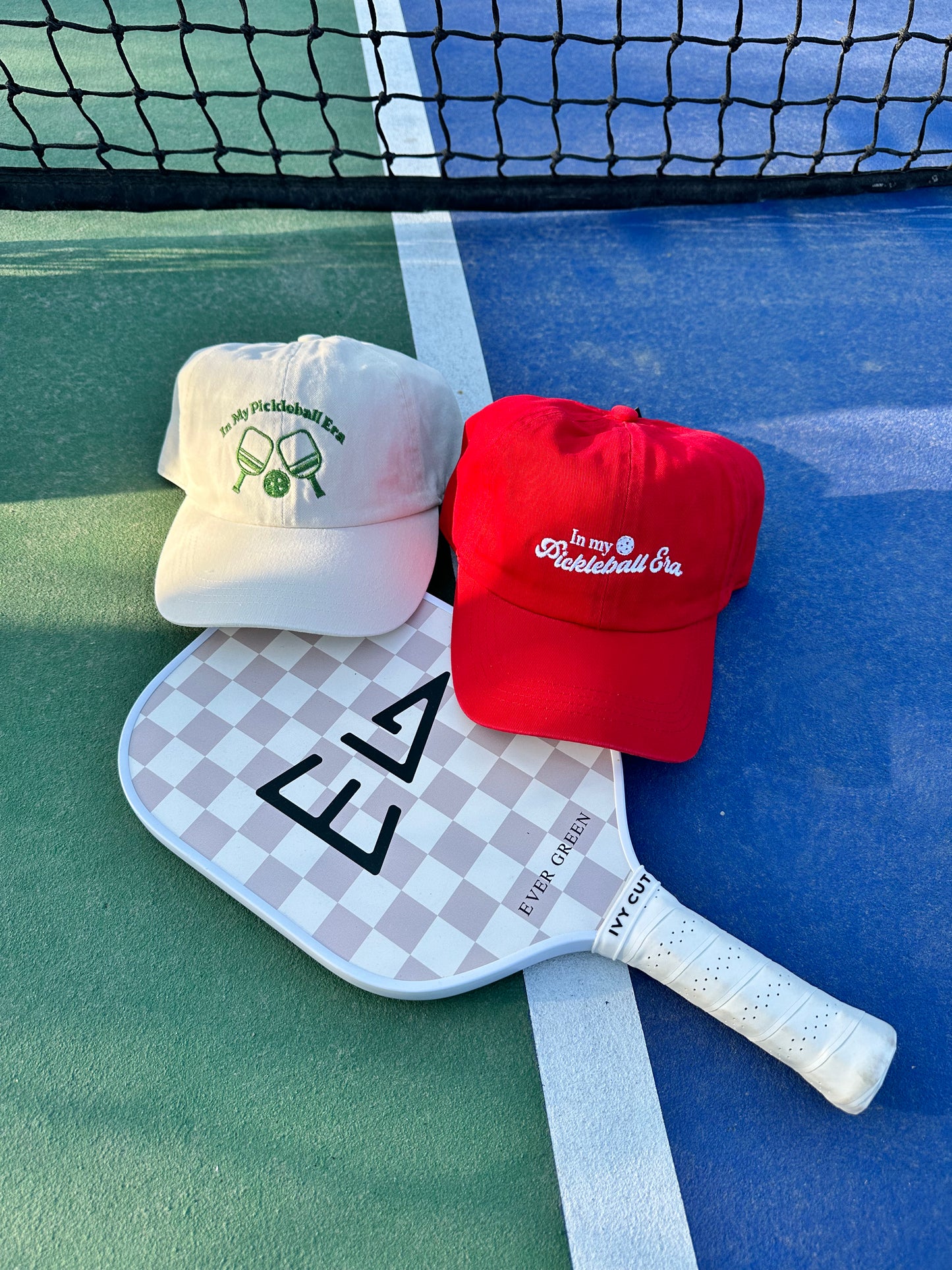 “In my pickleball era” dad hat