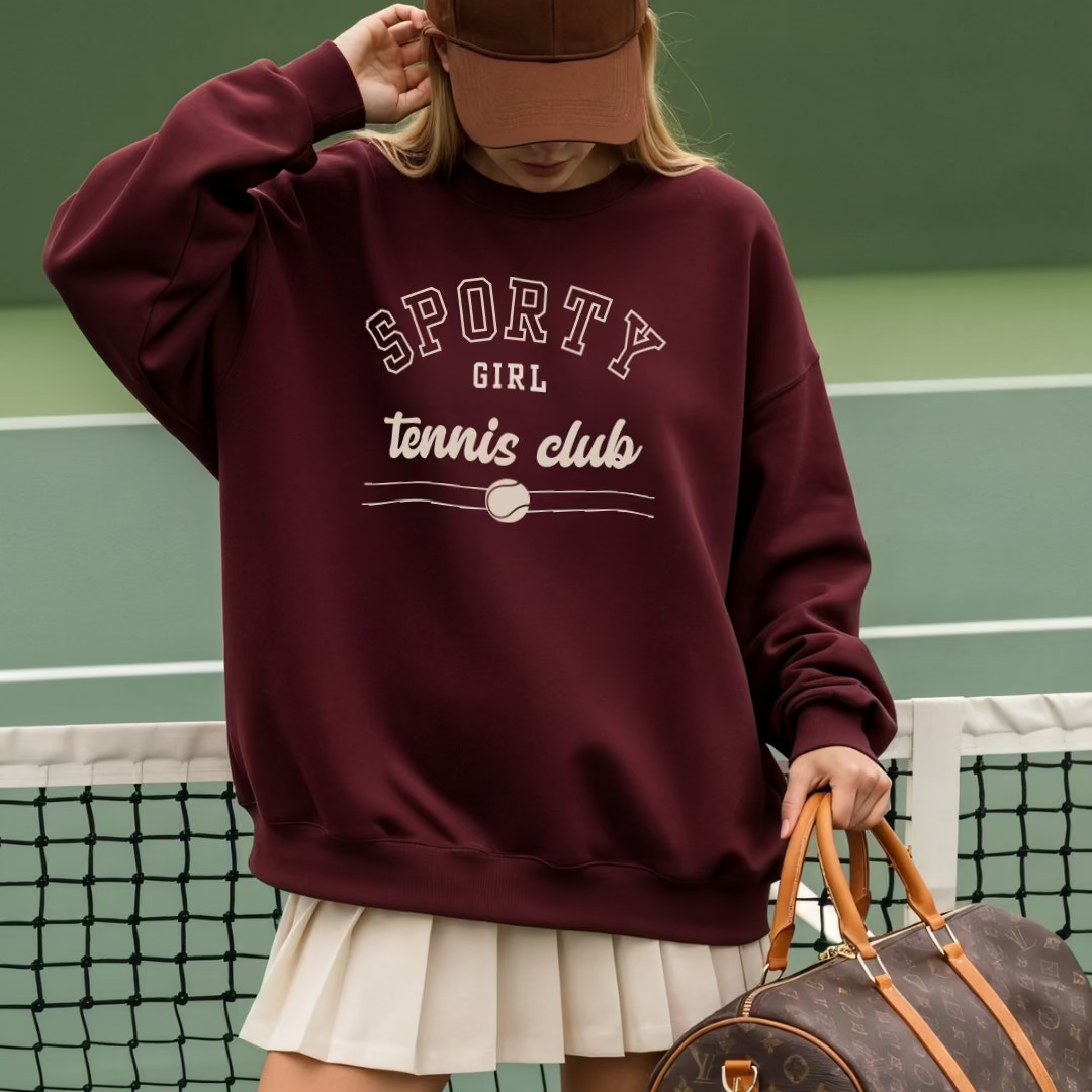 EG Sporty girl tennis club sweatshirt