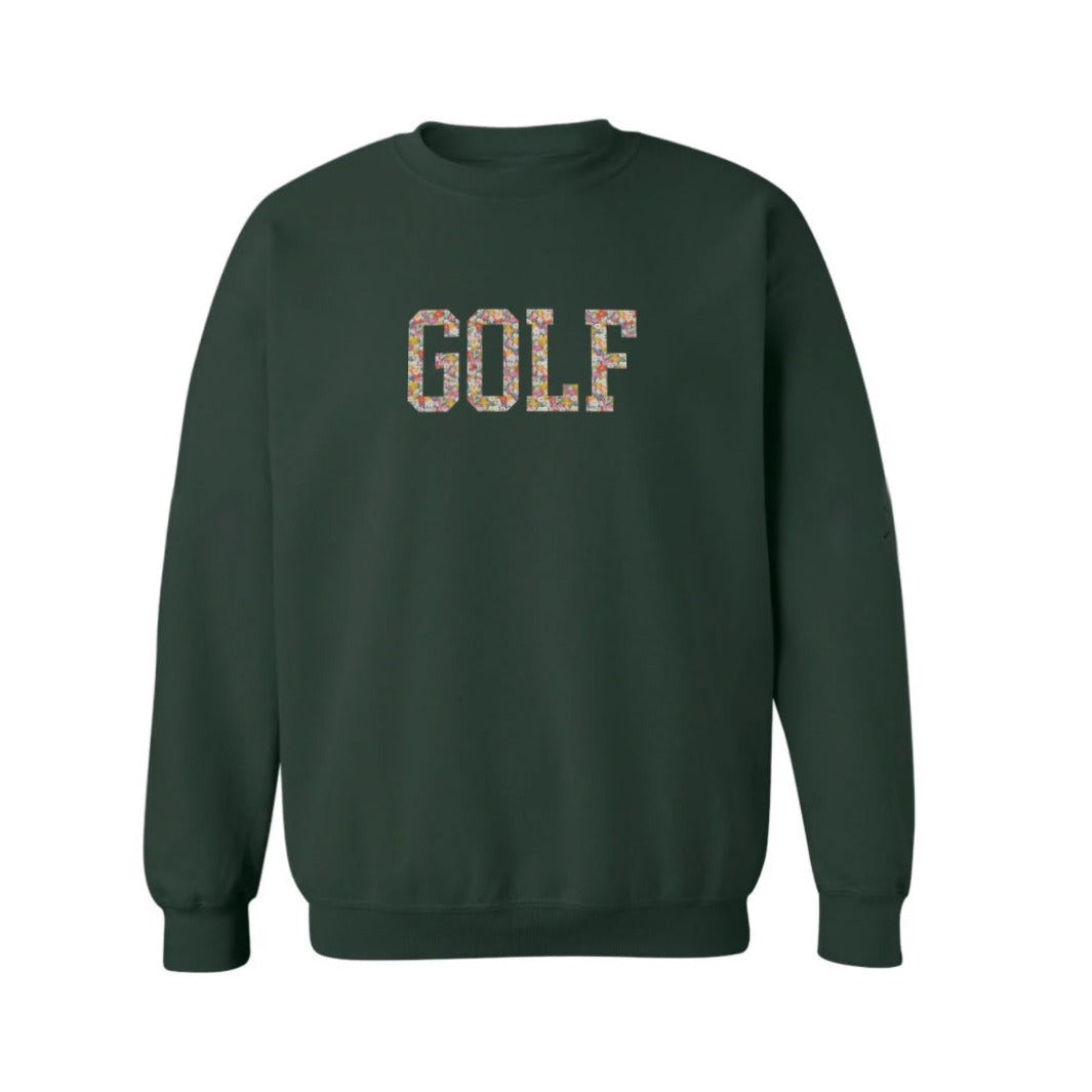 Ditsy floral GOLF crewneck