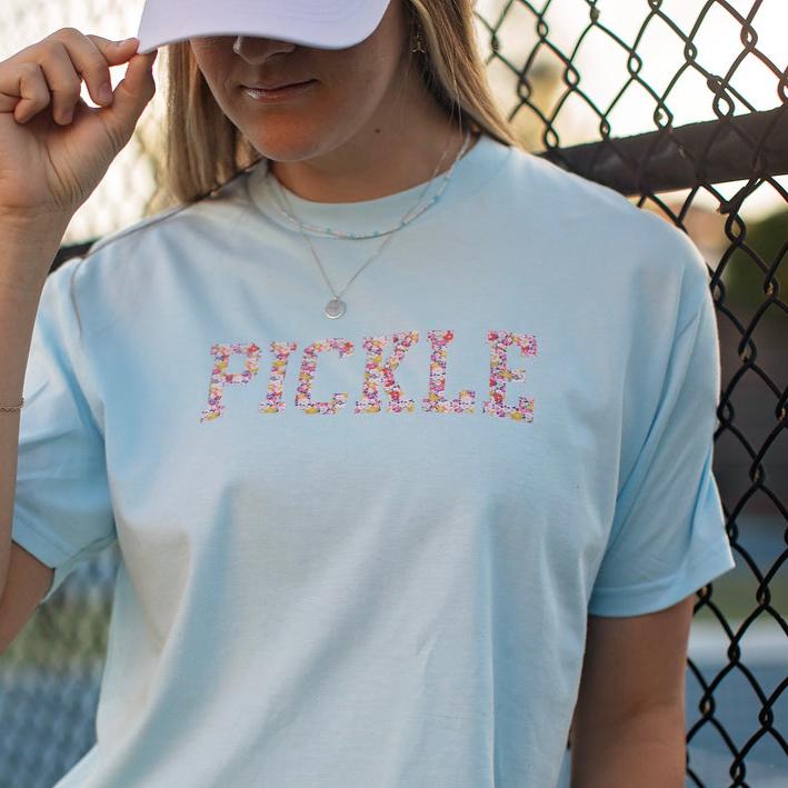 PICKLE cropped tee