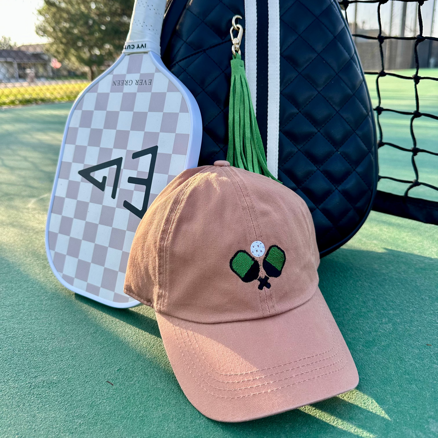 Pickleball paddles embroidered dad hat
