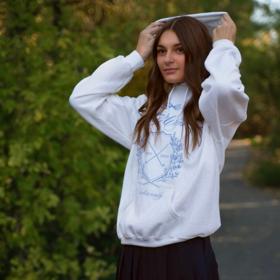 EG Ladies only golf club hoodie