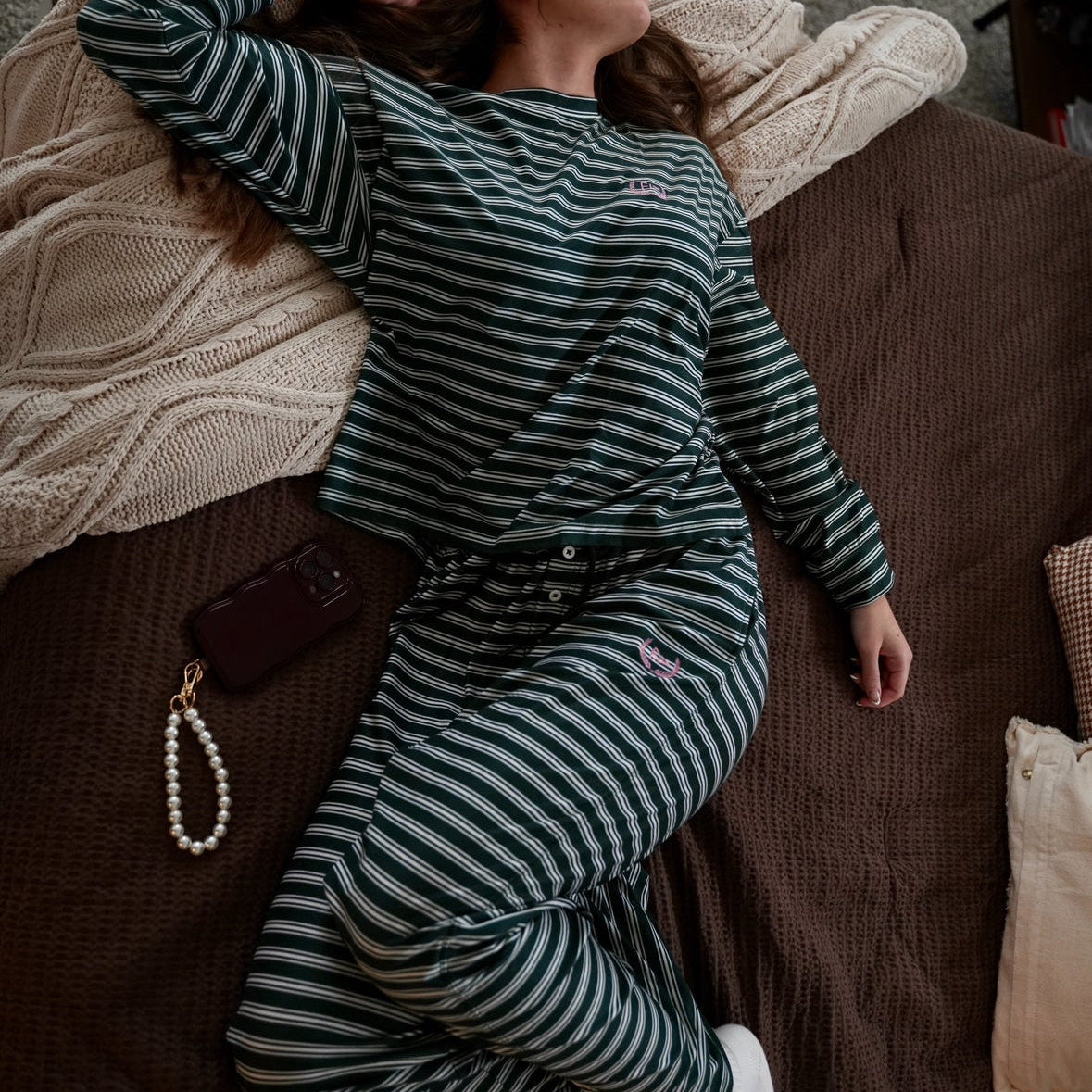 EG striped lounge set