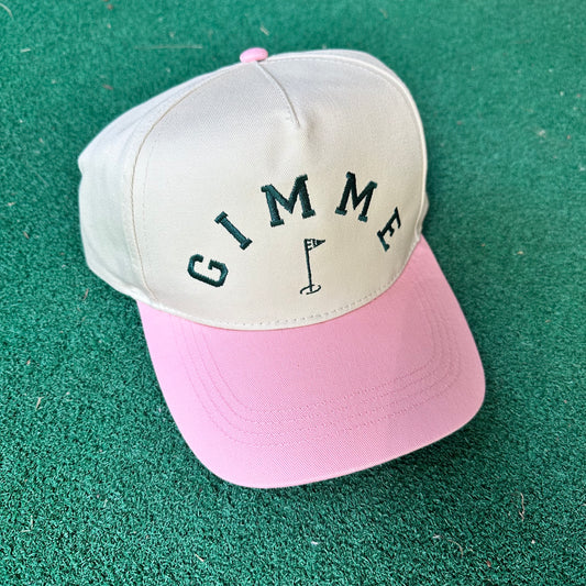 GIMME hat - pink/green