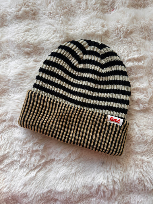 Striped beanie