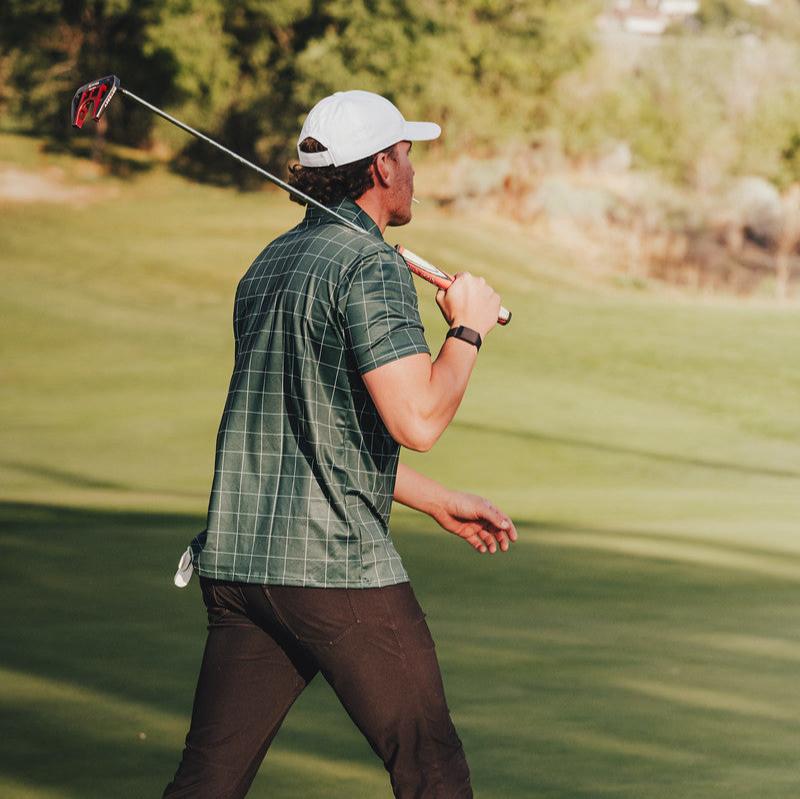 EG Men’s Classic polo in grid print