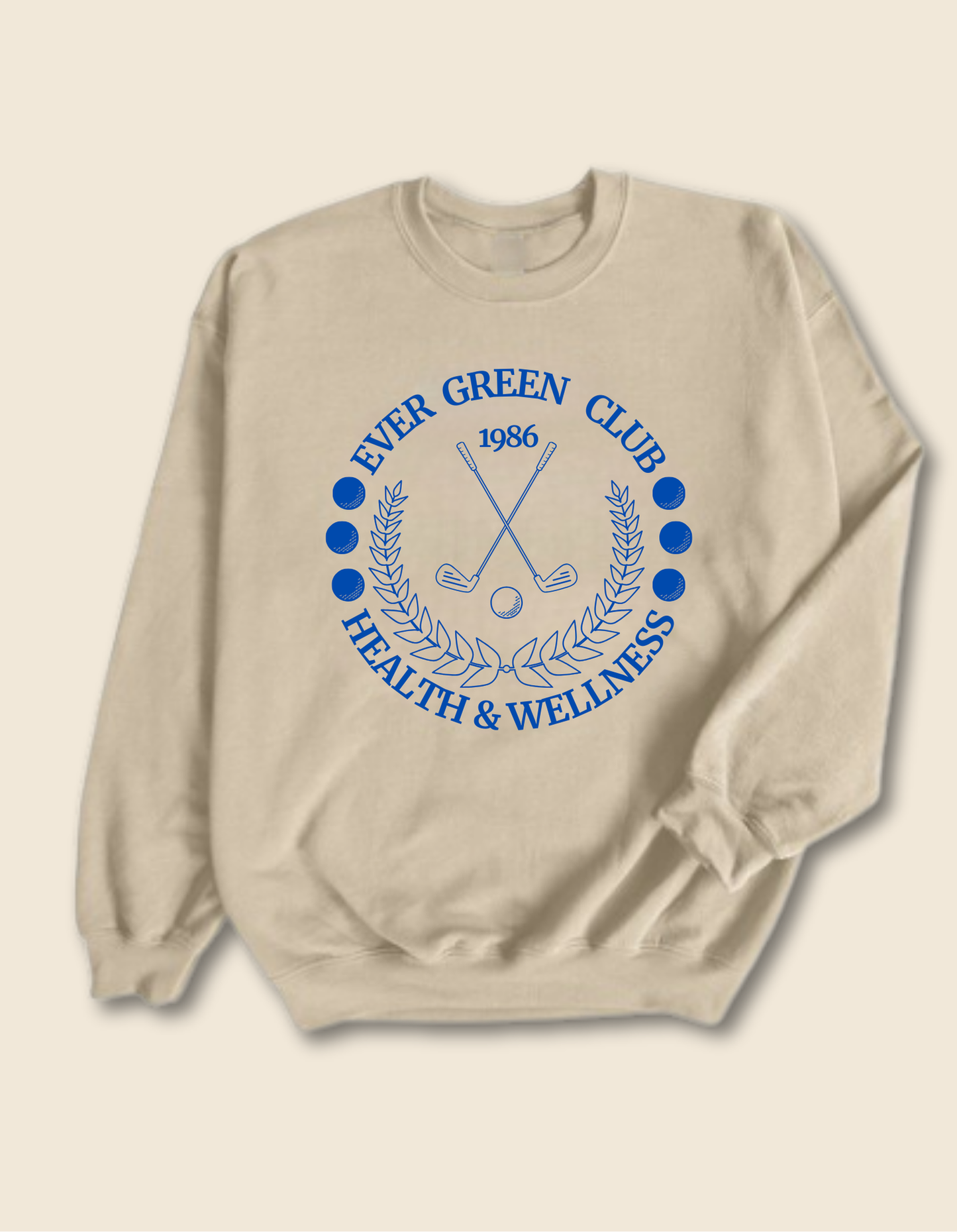 Ever Green Club Health and Wellness crewneck sweatshirt