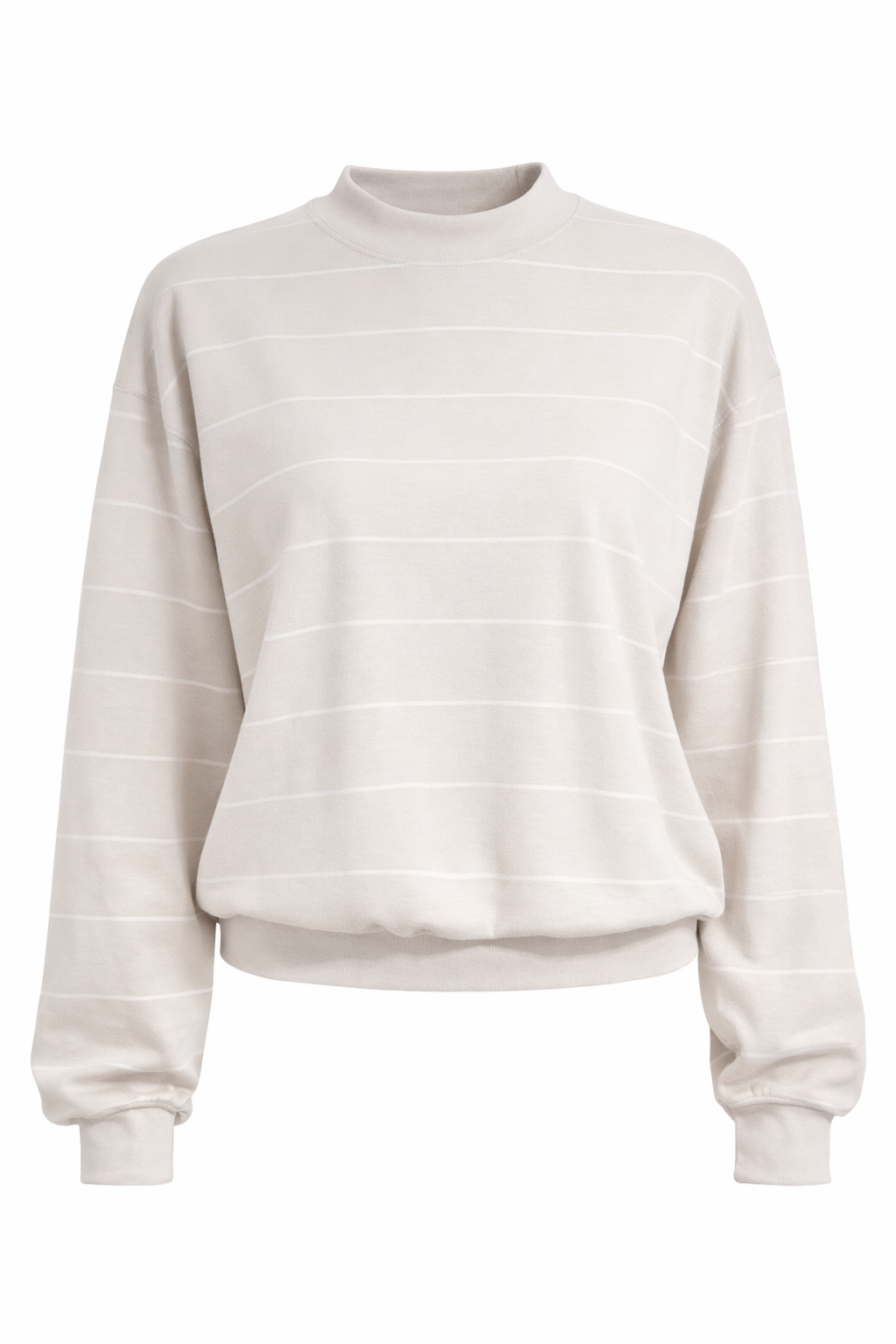 Scuba light striped crewneck