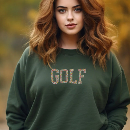 Ditsy floral GOLF crewneck