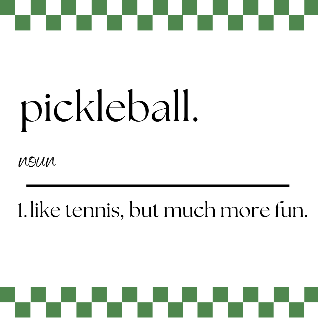 Pickleball definition crewneck