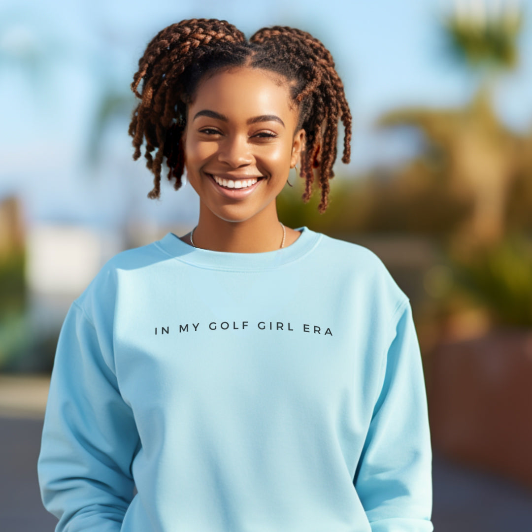 “In my golf girl era” crewneck