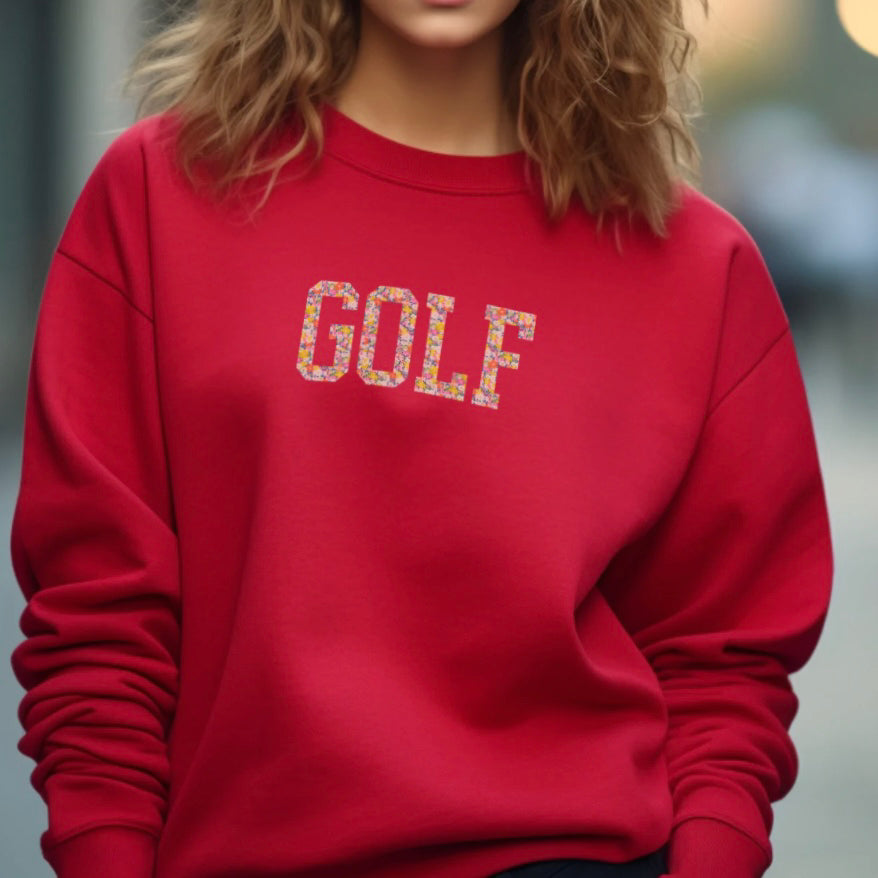 Ditsy floral GOLF crewneck