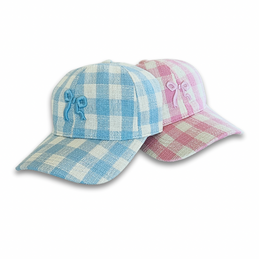 Gingham bow hat