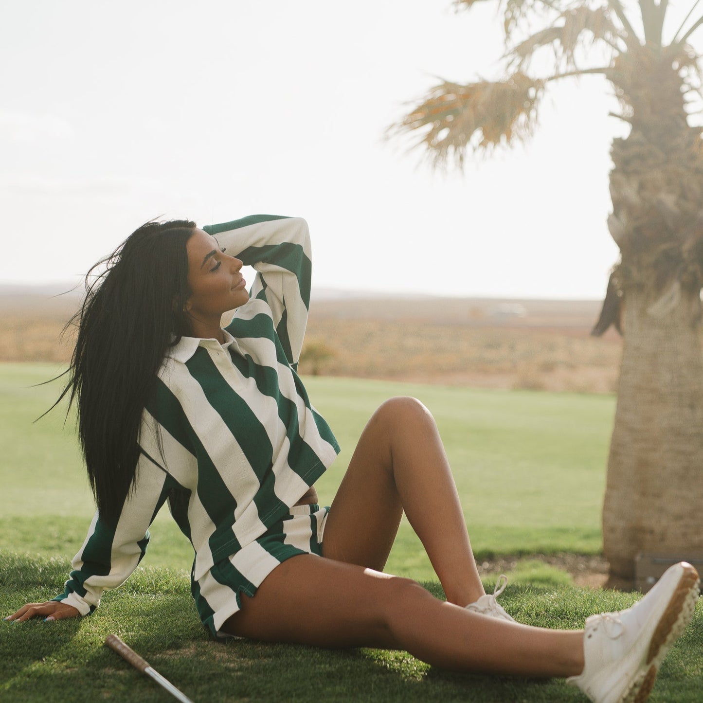 Striped Rugby set (green)