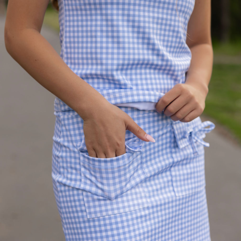EG Classic skirt - blue gingham